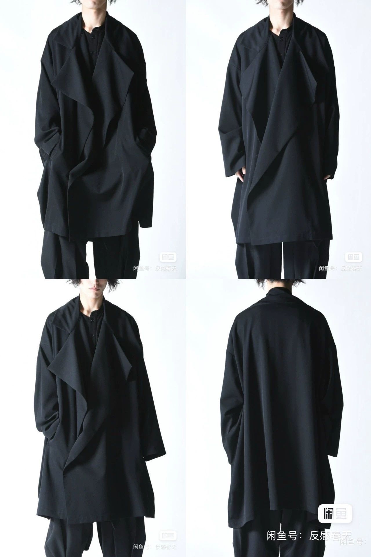 Yohji Yamamoto Yohji Yamamoto 21AW Core Pleated Wool Coat Size US L / EU 52-54 / 3 - 3 Thumbnail