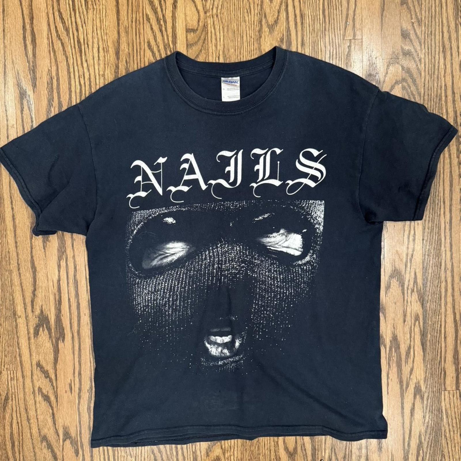 Gildan NAILS - I Will Make You Suffer Shirt - L RARE!! Size US L / EU 52-54 / 3 - 1 Thumbnail
