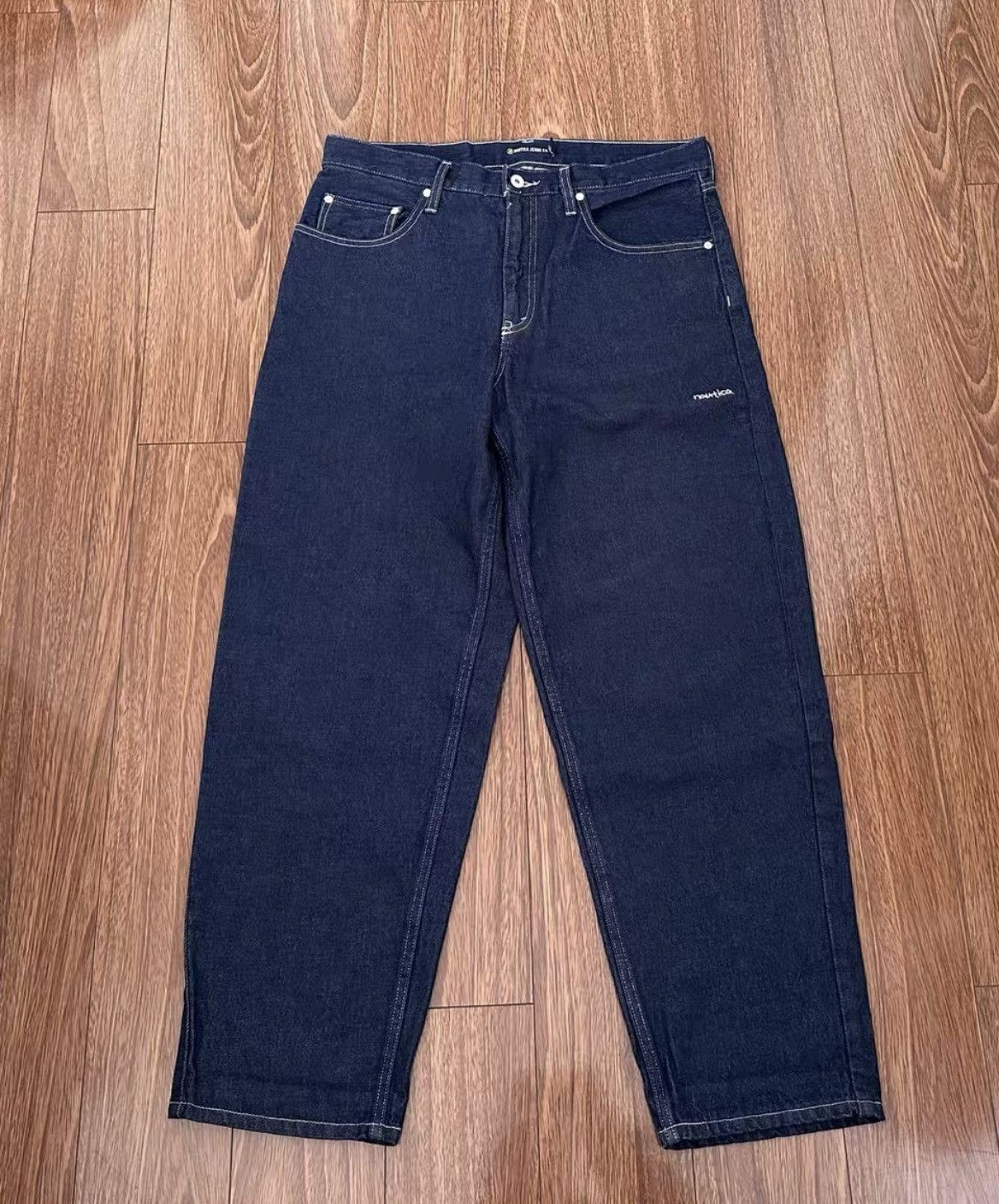 Nautica NAUTICA BAGGY JEAN 14oz Heavyweight Loose-Fit Denim Pants Size US 36 / EU 52 - 1 Thumbnail