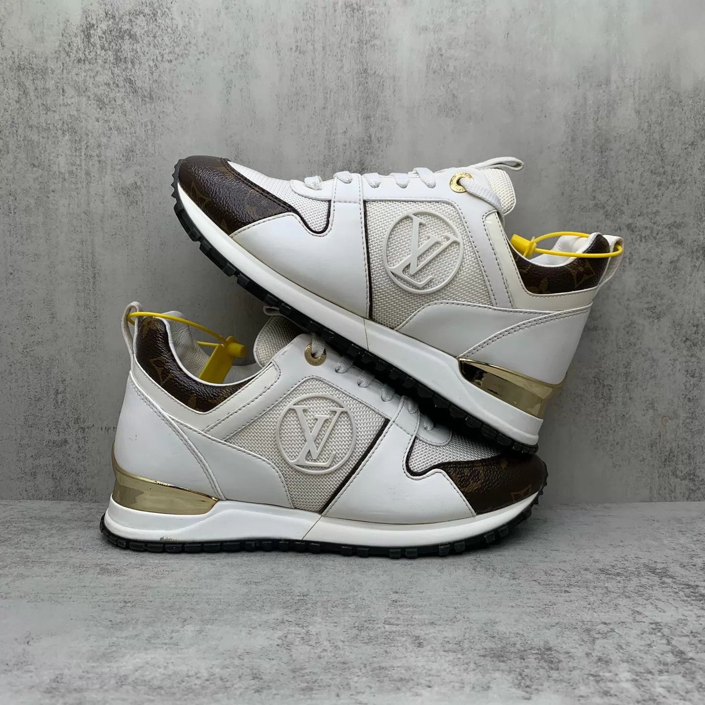Louis Vuitton LV Run Away White Monogram Sneakers 36 98 New Size US 5.5 / IT 35.5 - 2 Thumbnail
