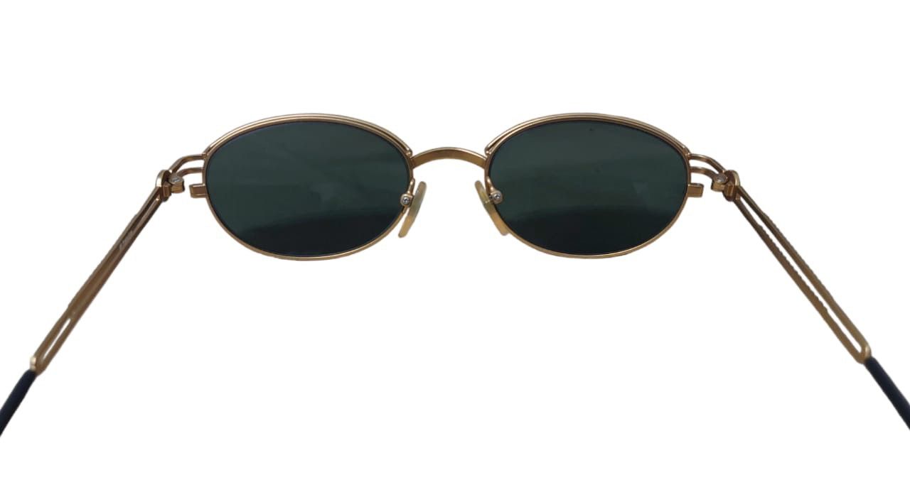 Jean Paul Gaultier Vintage Jean Paul Gaultier 58-6104 Gold Frame Sunglasses Size ONE SIZE - 5 Thumbnail