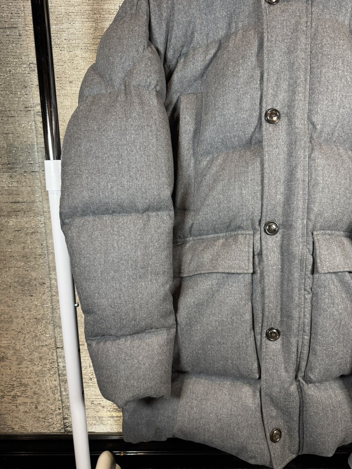 Moncler Moncler Vilaine Longline Fur-Trim Parka Size US XXL / EU 58 / 5 - 2 Thumbnail