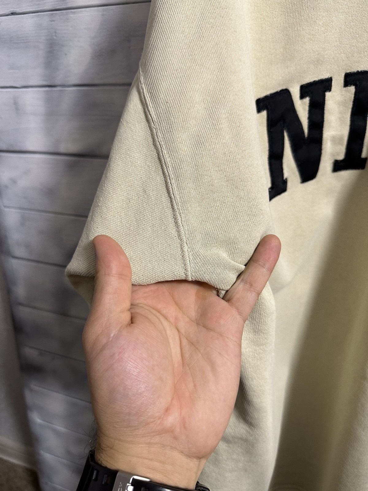 Nike × Vintage Rare Vintage Sweatshirt Nike Big Logo 90s Clothing. Size US L / EU 52-54 / 3 - 3 Thumbnail