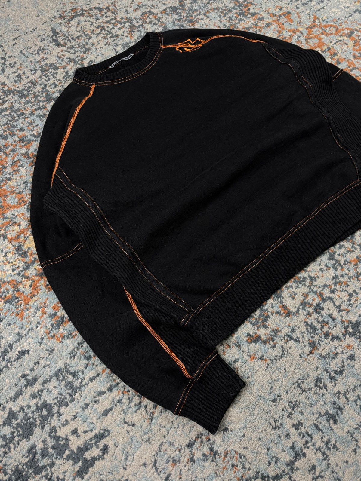 Vintage Vintage 90s Rammstein embroidered logo sweatshirt crewneck Size US XL / EU 56 / 4 - 3 Thumbnail