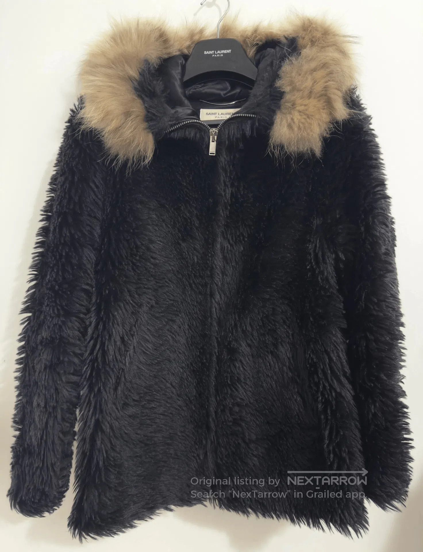 Saint Laurent Paris Saint Laurent 18FW Hooded Fur Coat. Size US M / EU 48-50 / 2 - 1 Thumbnail