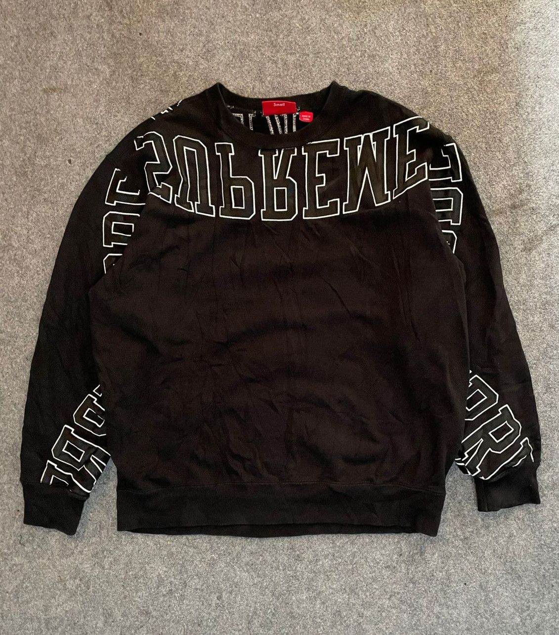 Supreme CREWNECK SUPREME MULTI ARC BLACK FULL EMBROIDERY RARE Size US S / EU 44-46 / 1 - 2 Thumbnail