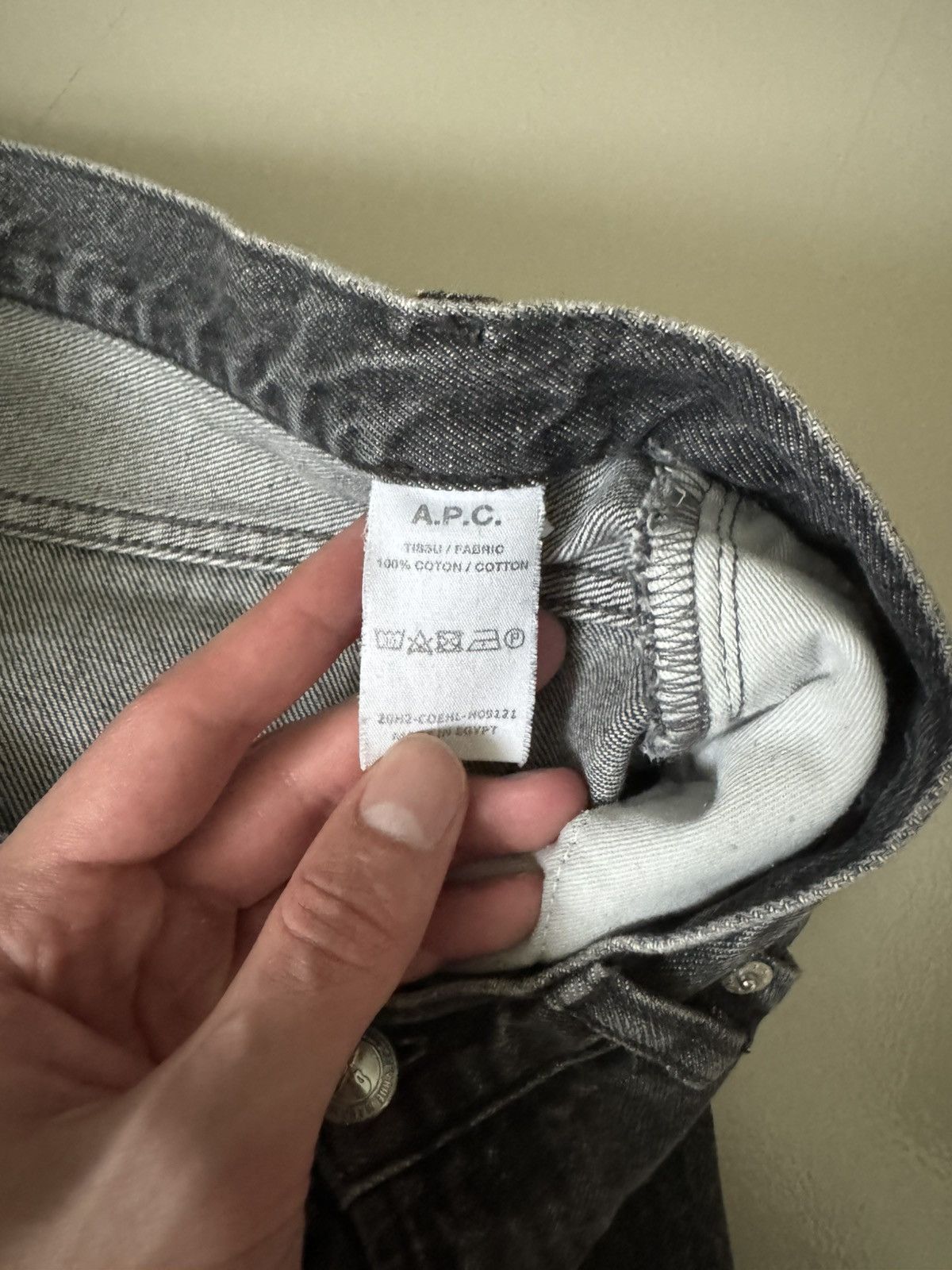 A.P.C. A.P.C Jean Martin Stonewashed Black Size US 30 / EU 46 - 4 Thumbnail