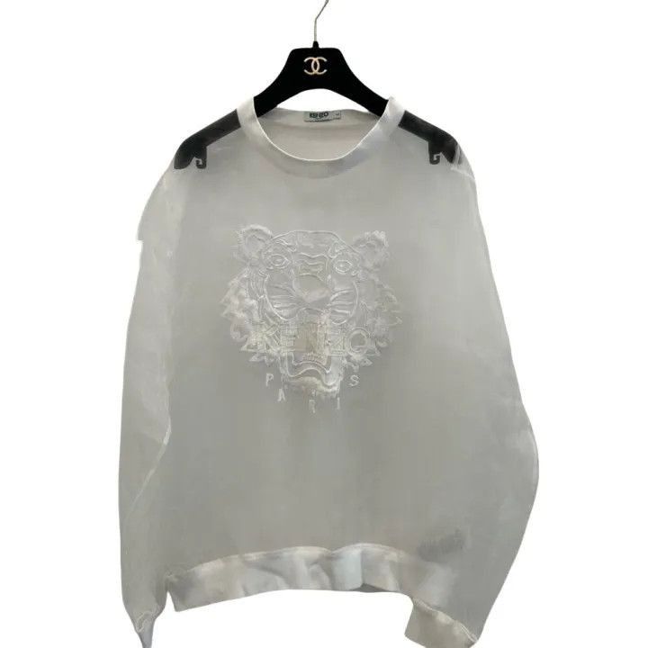 Kenzo KENZO Embroidered Tiger Crewneck Sweatshirt -2507 Size US L / EU 52-54 / 3 - 1 Thumbnail