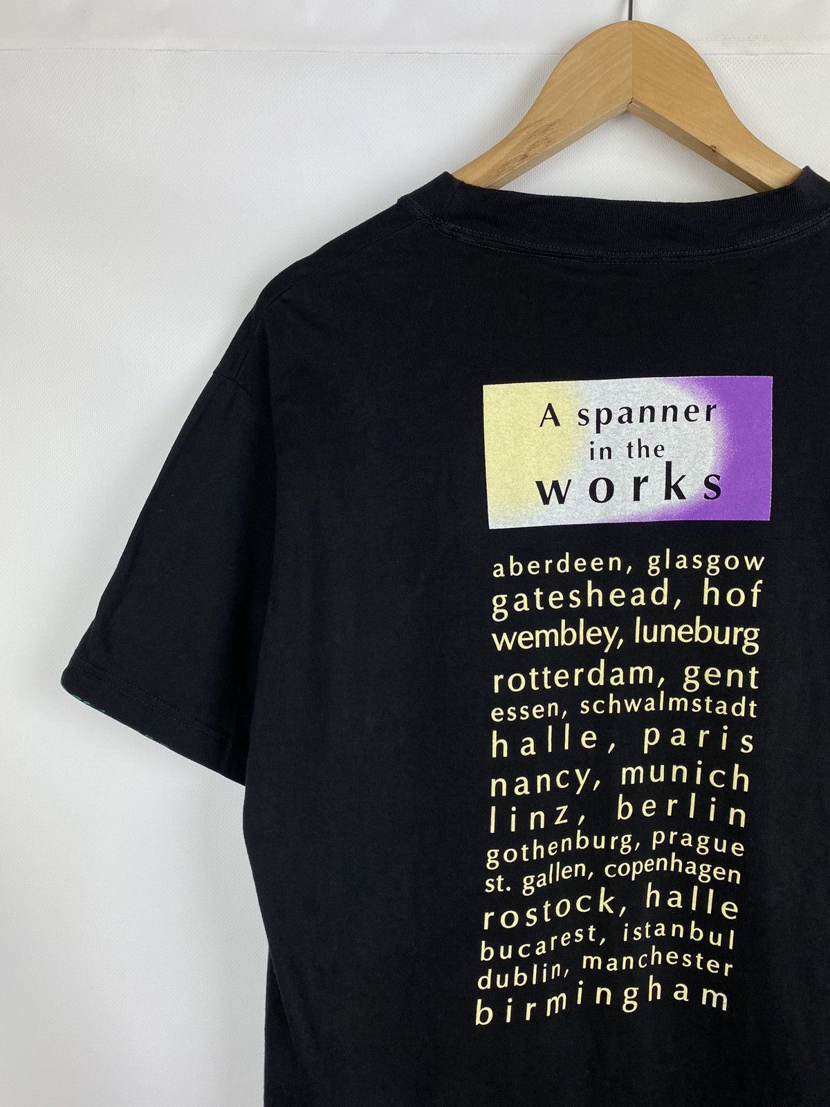 Band Tees Rod Stewart vintage 1993 A Scanner In The Works tour t Shirt Size US L / EU 52-54 / 3 - 13 Thumbnail