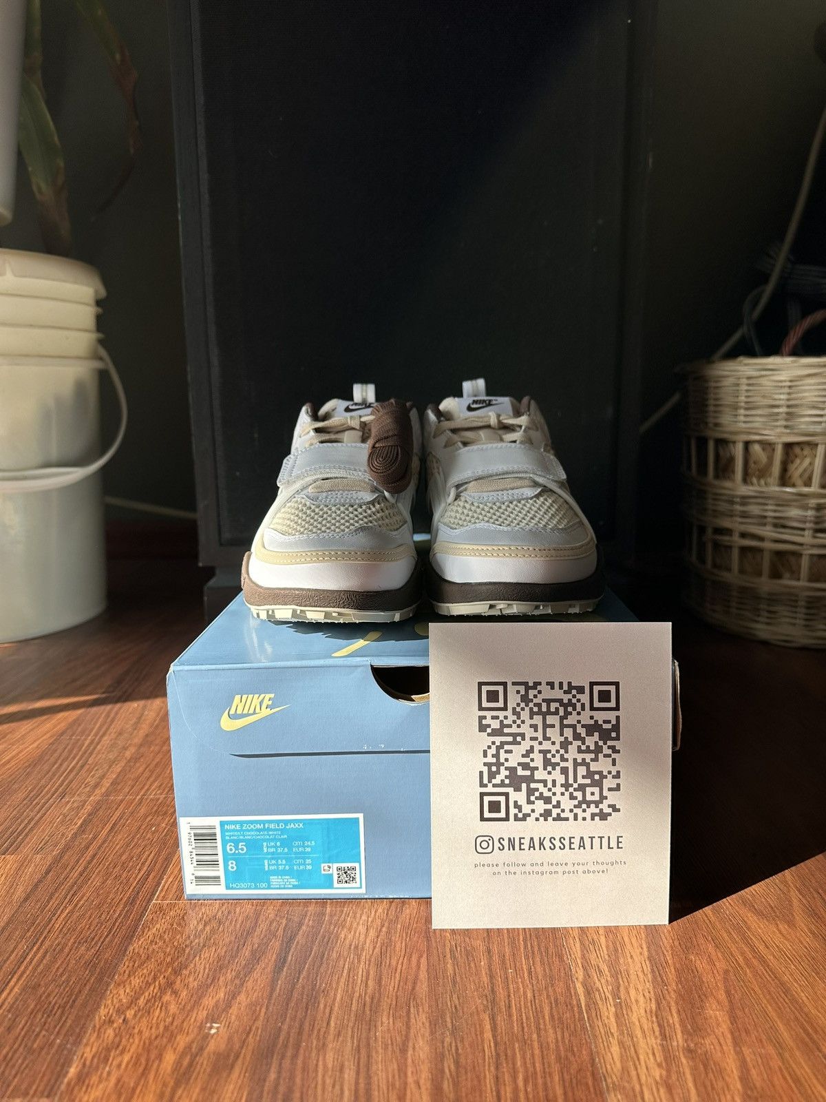 Nike × Travis Scott Nike Zoom Field Jaxx Travis Scott Light Chocolate Size 6.5M Size US 6.5 / EU 39-40 - 7 Thumbnail