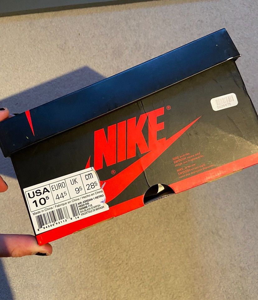 Nike Air Jordan 1 Retro High OG 'Shattered Backboard Away' Size US 10.5 / EU 43-44 - 9 Thumbnail