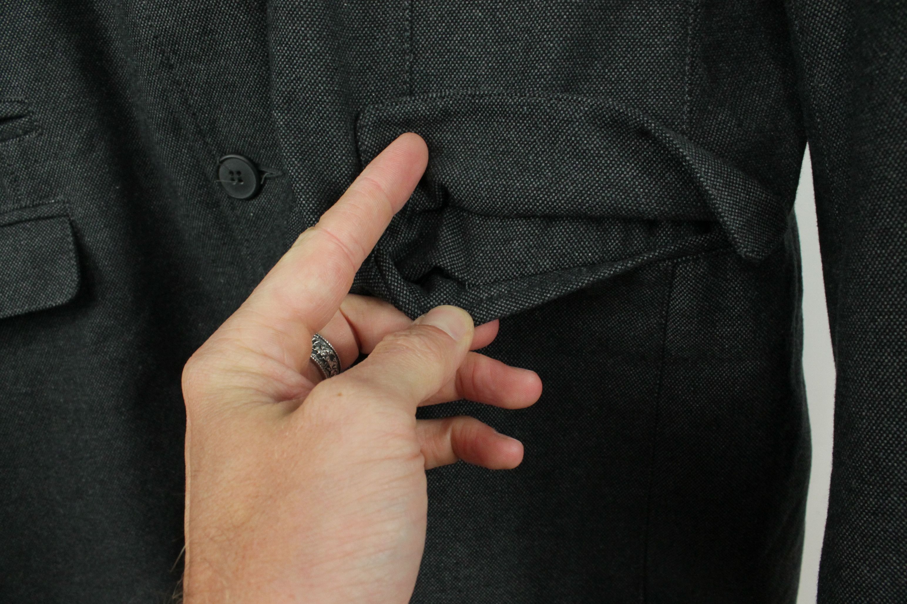 Officina36 Officina36 Gray Cotton Slim Fit Blazer Jacket Size US L / EU 52-54 / 3 - 6 Thumbnail