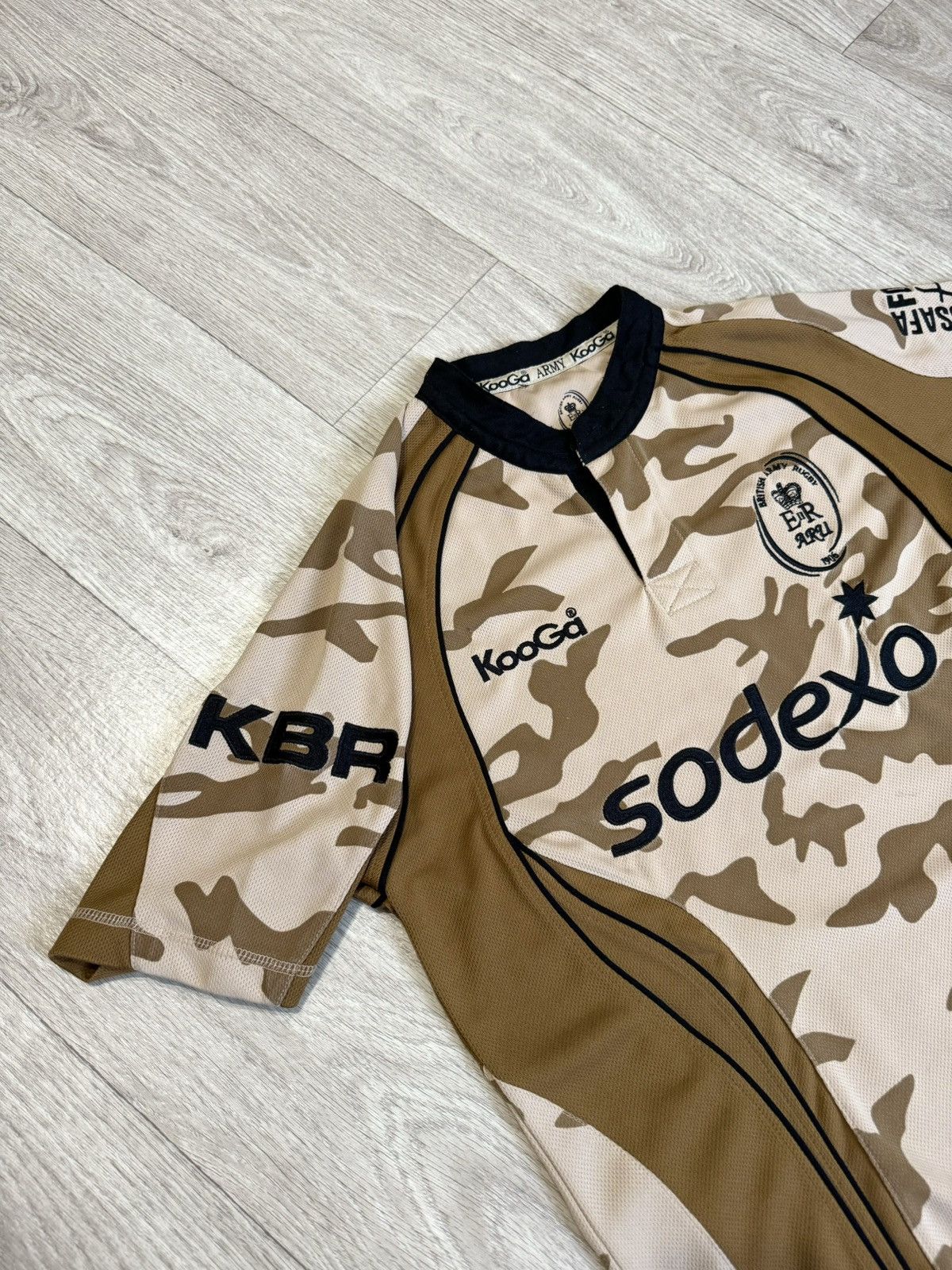 Other 🔷Vintage British Army Rugby KooGa Shirt Jersey🔷 Size US M / EU 48-50 / 2 - 3 Thumbnail