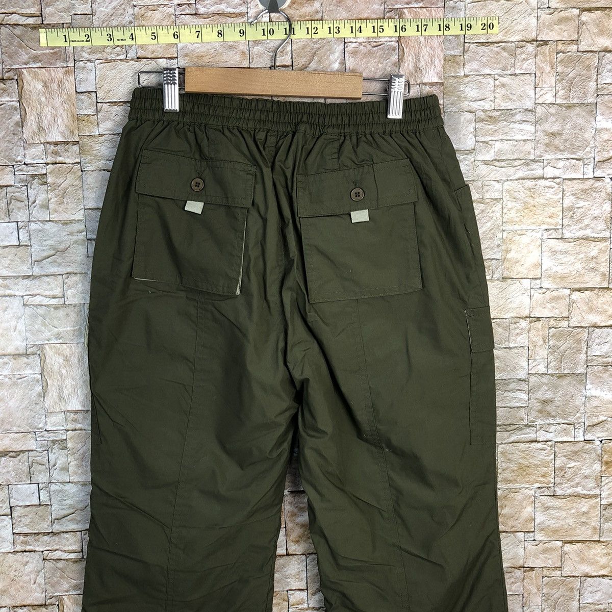 Japanese Brand Japanese Brand Green Cargo Multipocket Pants #A446 Size US 28 / EU 44 - 17 Thumbnail