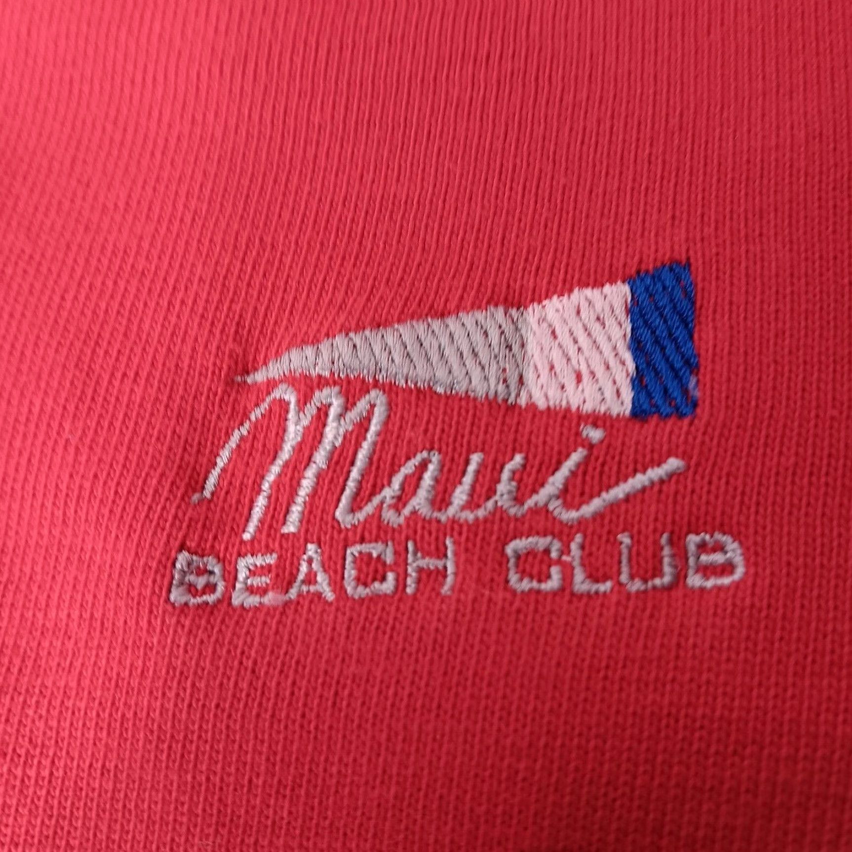 Vintage Crazy Shirts Hawaii Polo Shirt Long Sleeve Men L Red Collared Beach Maui Club Embroidered Solid Shirt Size US L / EU 52-54 / 3 - 3 Thumbnail