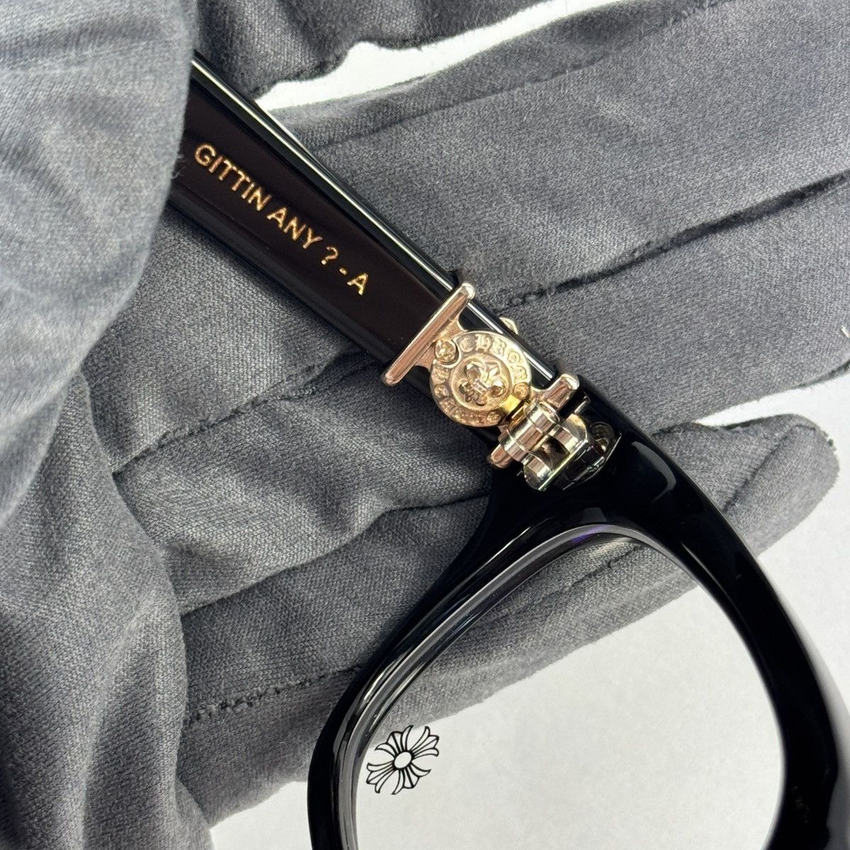 Chrome Hearts GITTIN ANY? OPTICAL GLASSES Size ONE SIZE - 8 Thumbnail