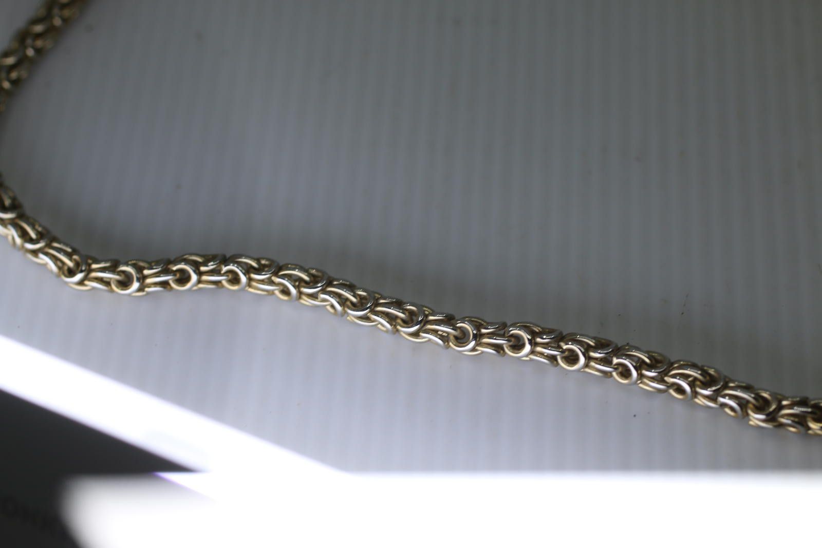Unknown London Vintage Gold Tone Byzantine Link Chain Necklace Lobster 12" Size ONE SIZE - 3 Thumbnail