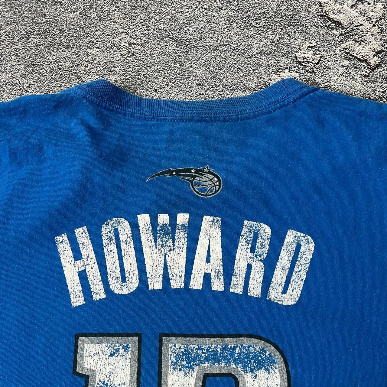 Adidas Vintage Adidas Blue Cotton T-Shirt Howard #12 Ordlando Big Size US L / EU 52-54 / 3 - 2 Thumbnail