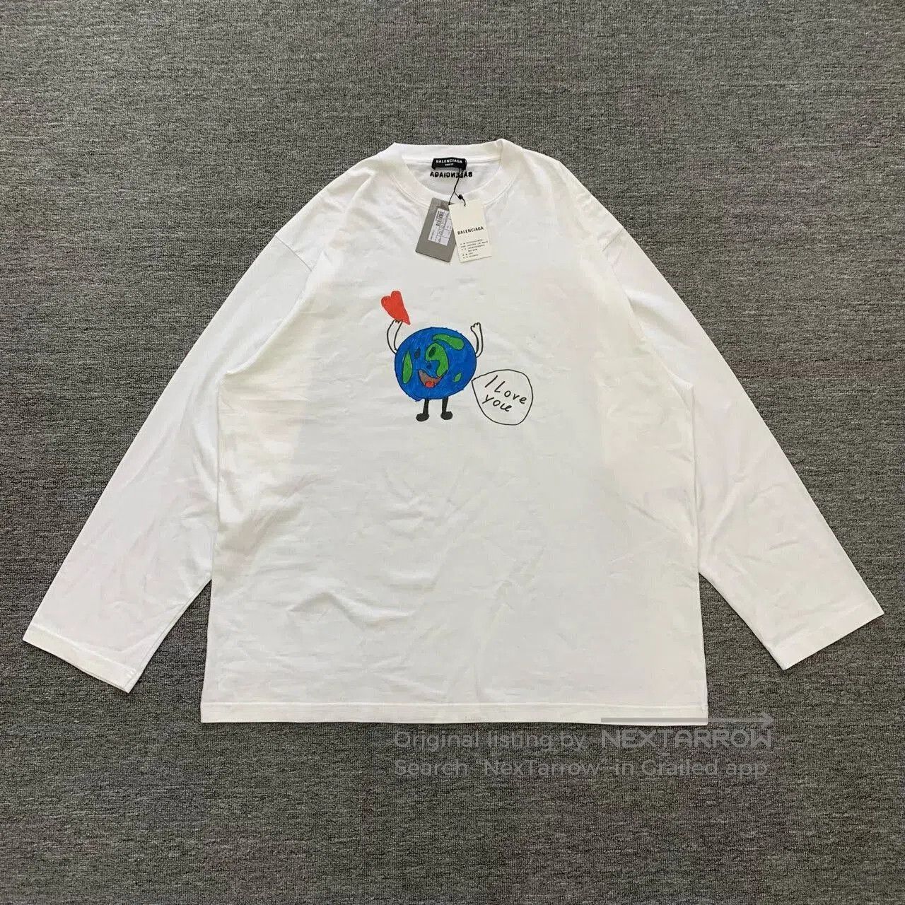 Balenciaga Balenciaga White Long Sleeve Shirt Size L. Size US L / EU 52-54 / 3 - 1 Thumbnail