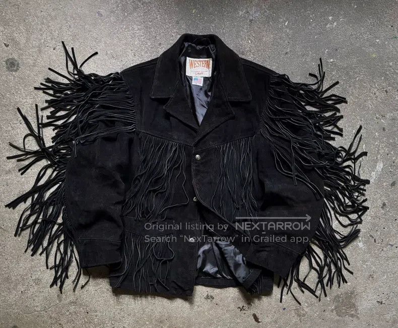 Schott Schott Vintage western fringed leather jacket Size US M / EU 48-50 / 2 - 1 Thumbnail