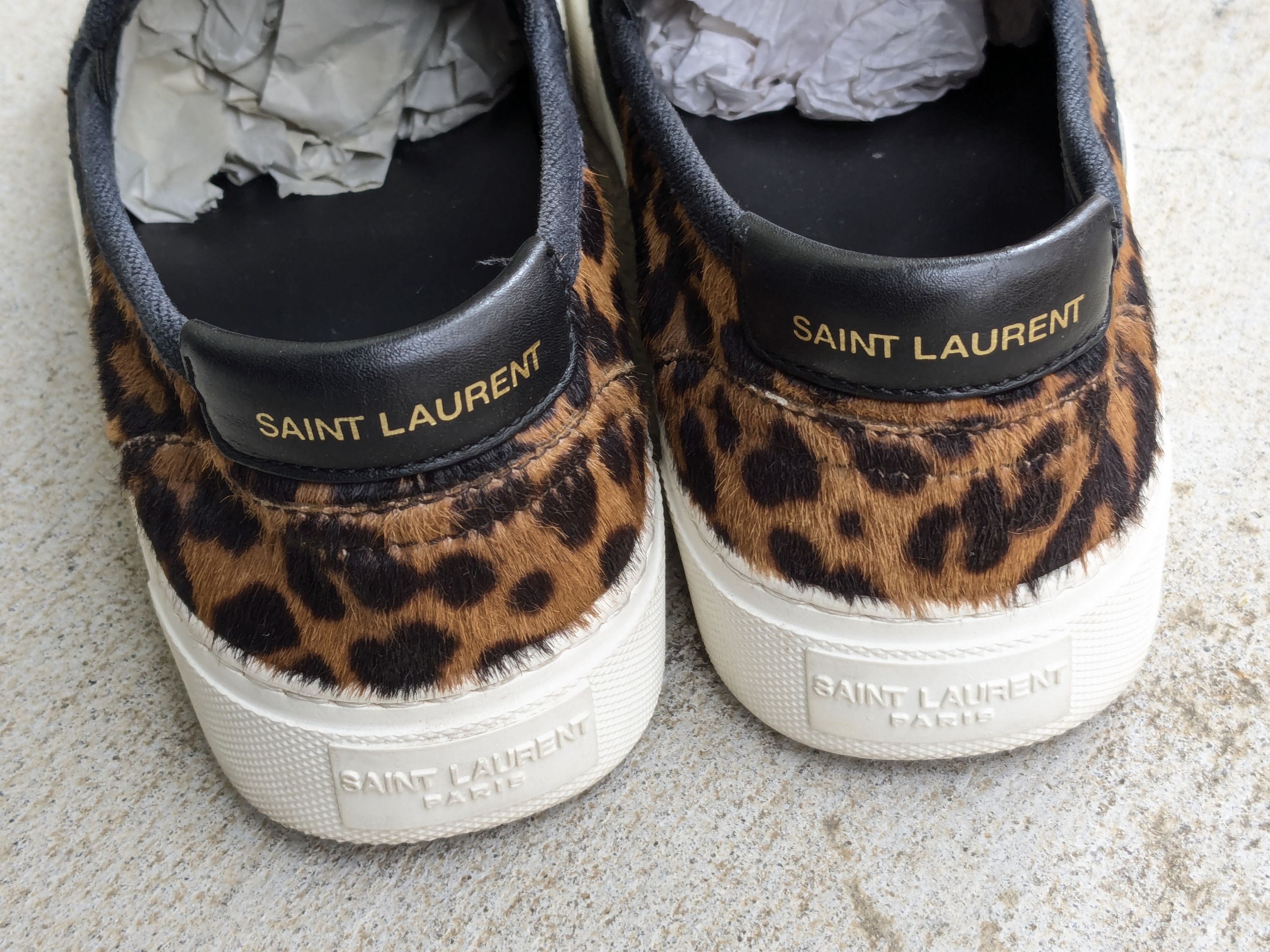 Saint Laurent Paris Saint Laurent Sneakers Cheetah Pony Hair Slip On 5.5 35.5 Size US 5.5 / IT 35.5 - 10 Thumbnail