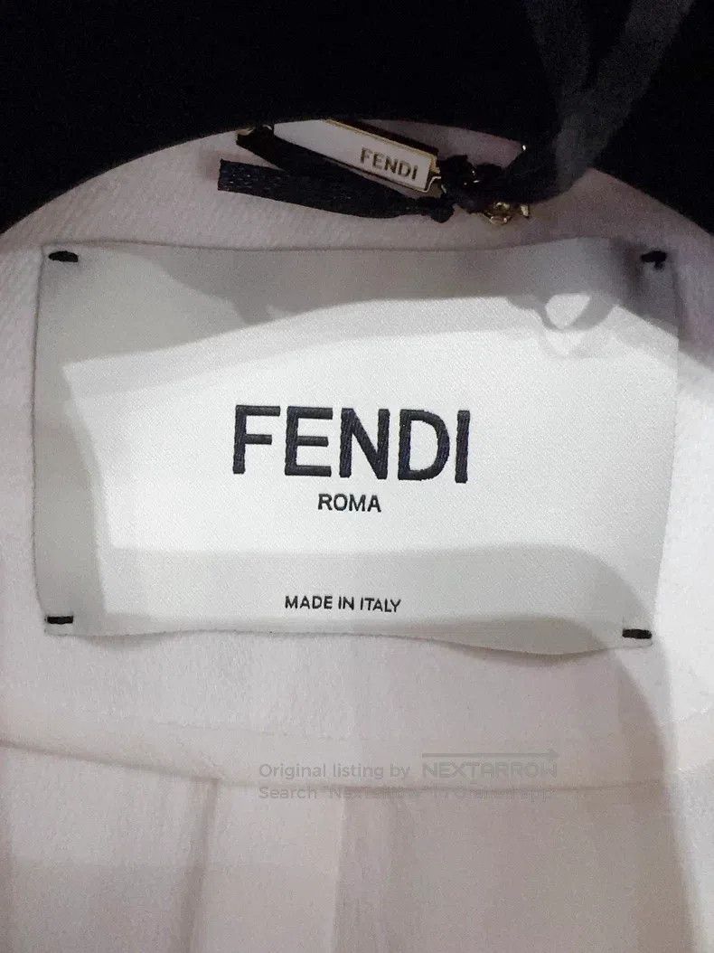 Fendi Fendi White Jacket Size XS / US 0-2 / IT 36-38 - 3 Thumbnail