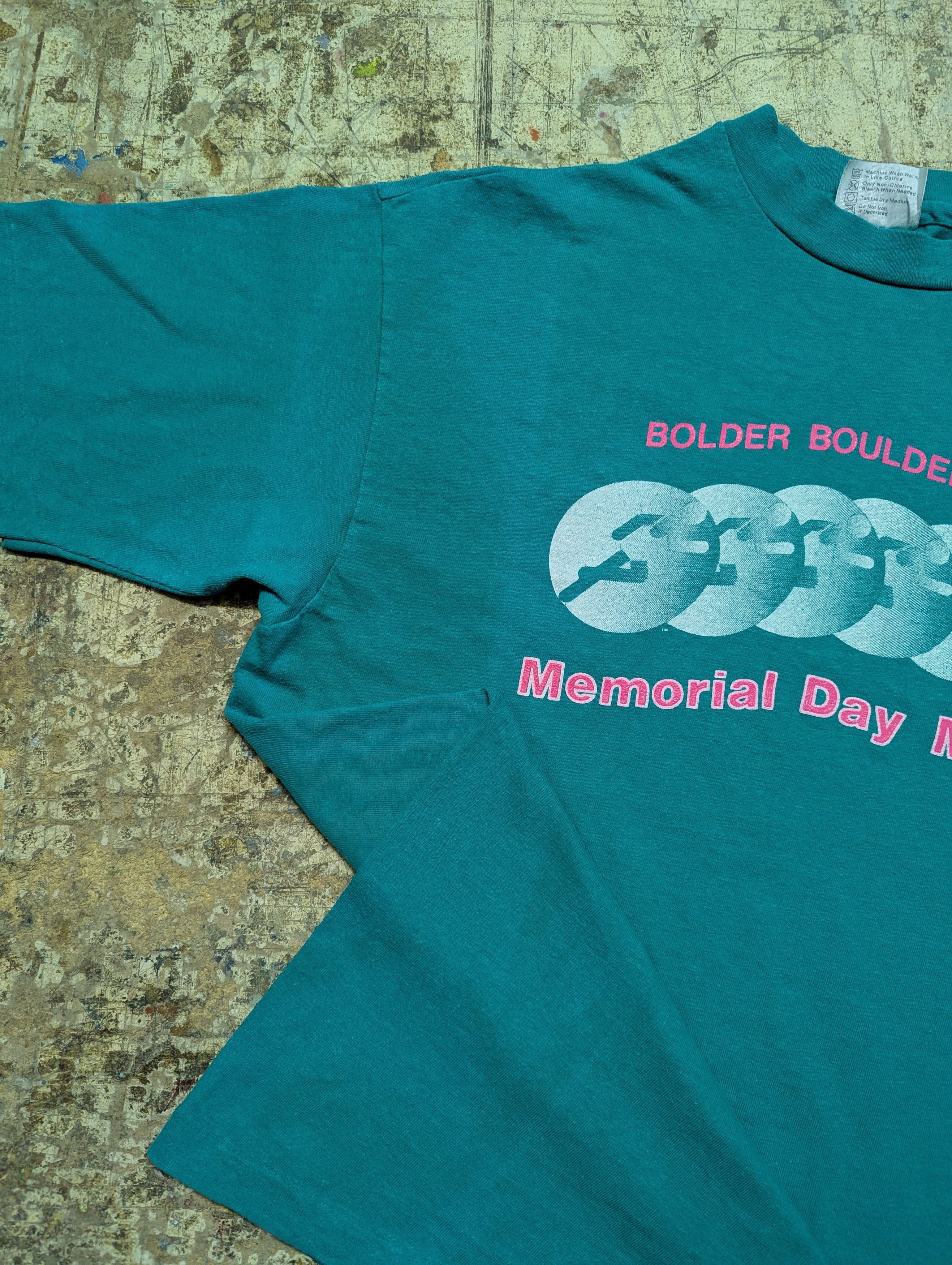 Vintage 1987 Bolder Boulder Memorial Day T Shirt Size US M / EU 48-50 / 2 - 5 Thumbnail