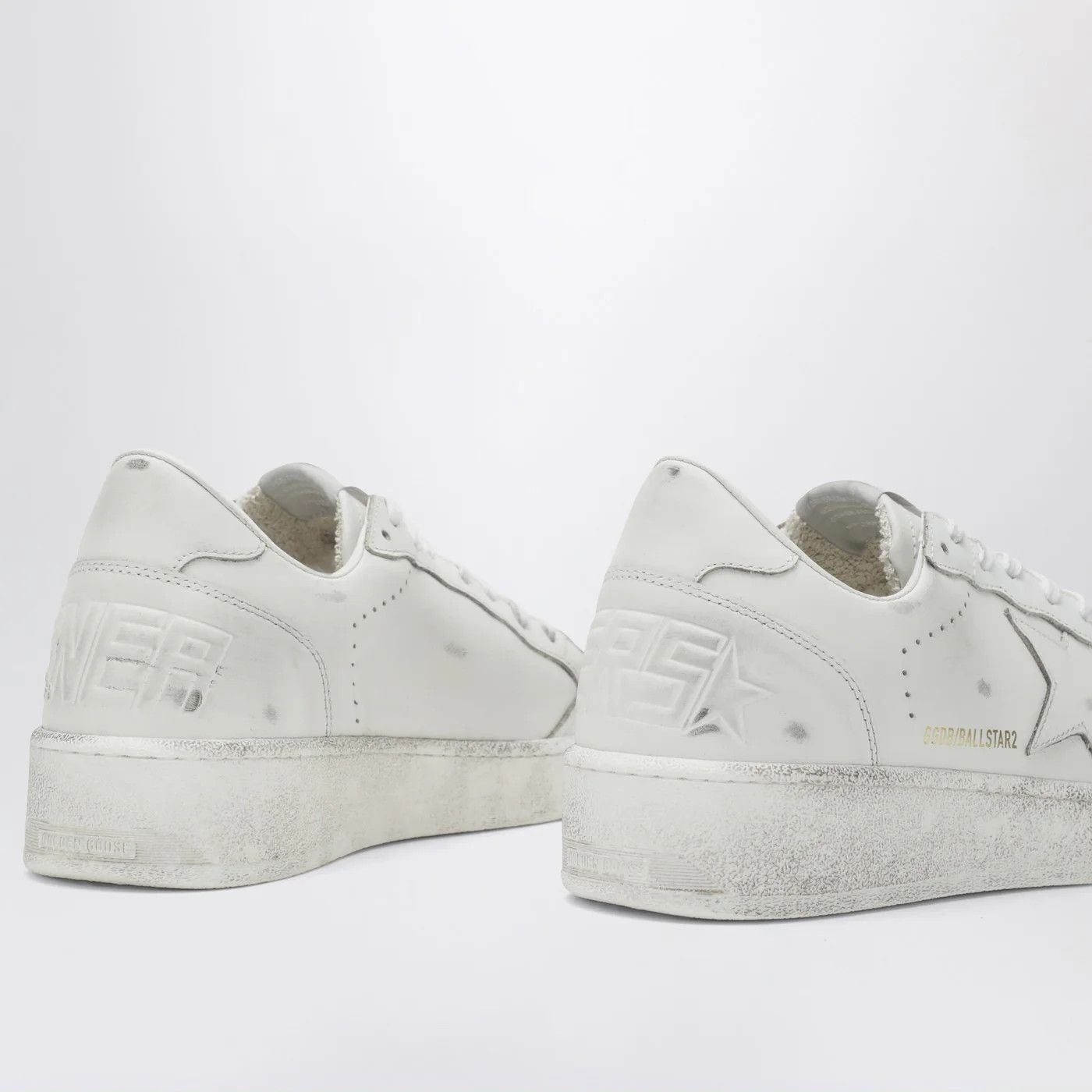 Golden Goose o1d2blof0426 Stardan Low-Top Sneakers in White Size US 12 / EU 45 - 4 Thumbnail