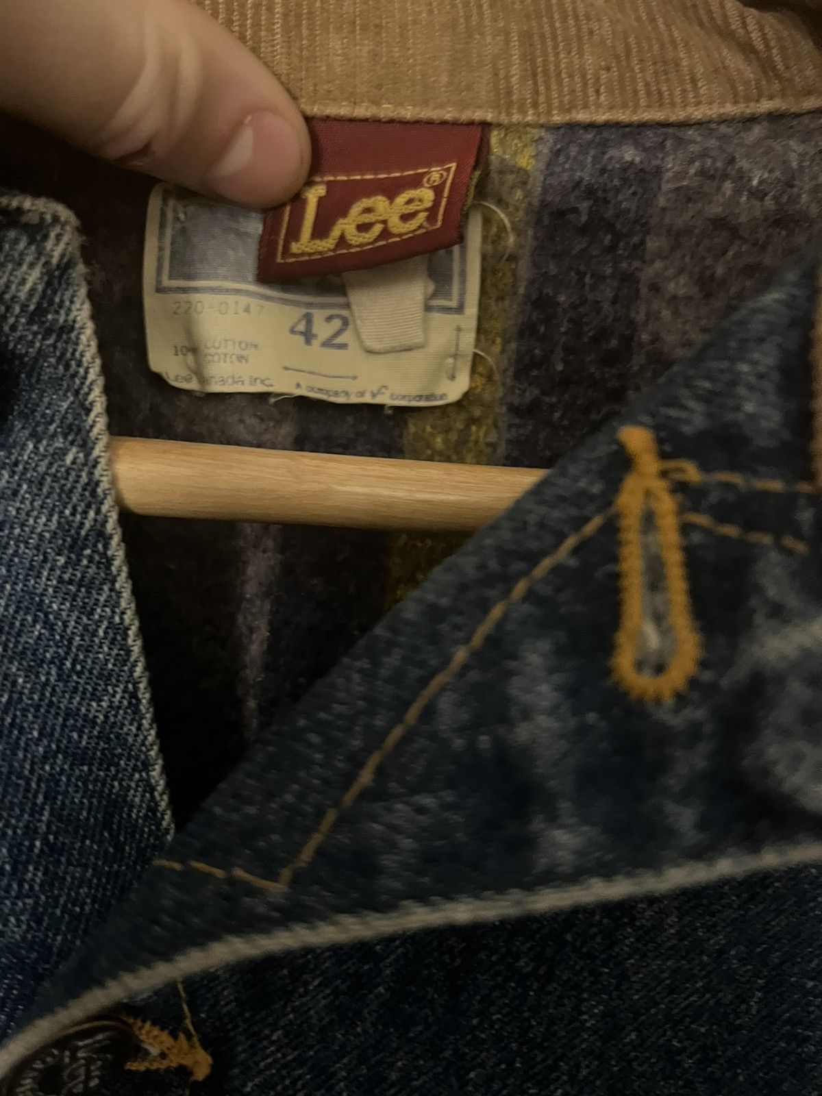 Carhartt × Lee 80s LEE Storm rider denim work jacket Size US L / EU 52-54 / 3 - 3 Thumbnail