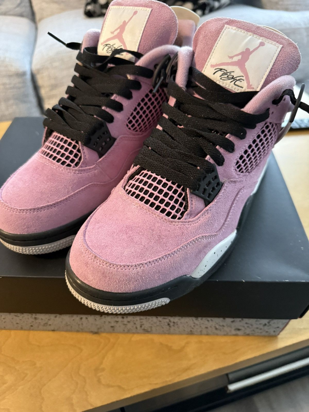 Jordan Brand Jordan 4 Retro Orchid Size US 10 / EU 43 - 1 Thumbnail
