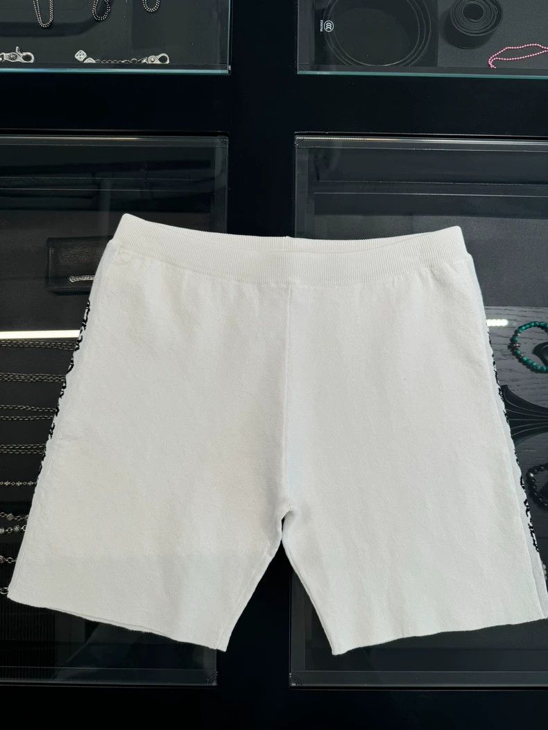 Chrome Hearts Chrome Hearts White Cotton Side Letter Shorts-yf Size US 34 / EU 50 - 1 Thumbnail