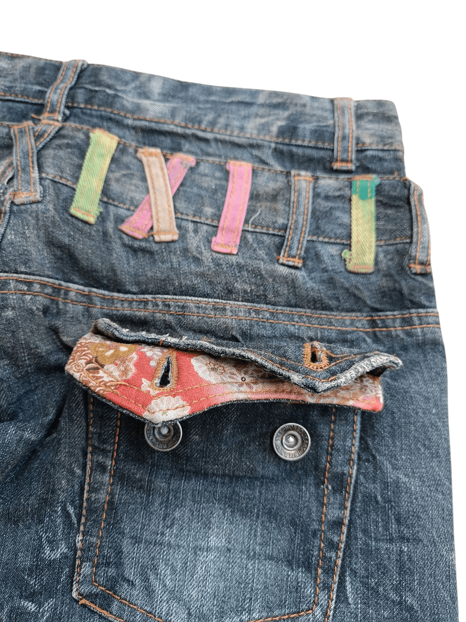Hysteric Glamour × Japanese Brand × PPFM SICK🔥Nylaus Double Waist Floral Theme Denim E266 Size US 30 / EU 46 - 14 Thumbnail