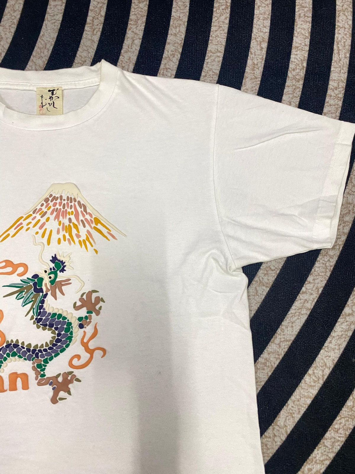 Japanese Brand 2000s SUKAJAN DRAGON BOLD PRINT SHIRT RARE DESIGN Size US L / EU 52-54 / 3 - 7 Thumbnail