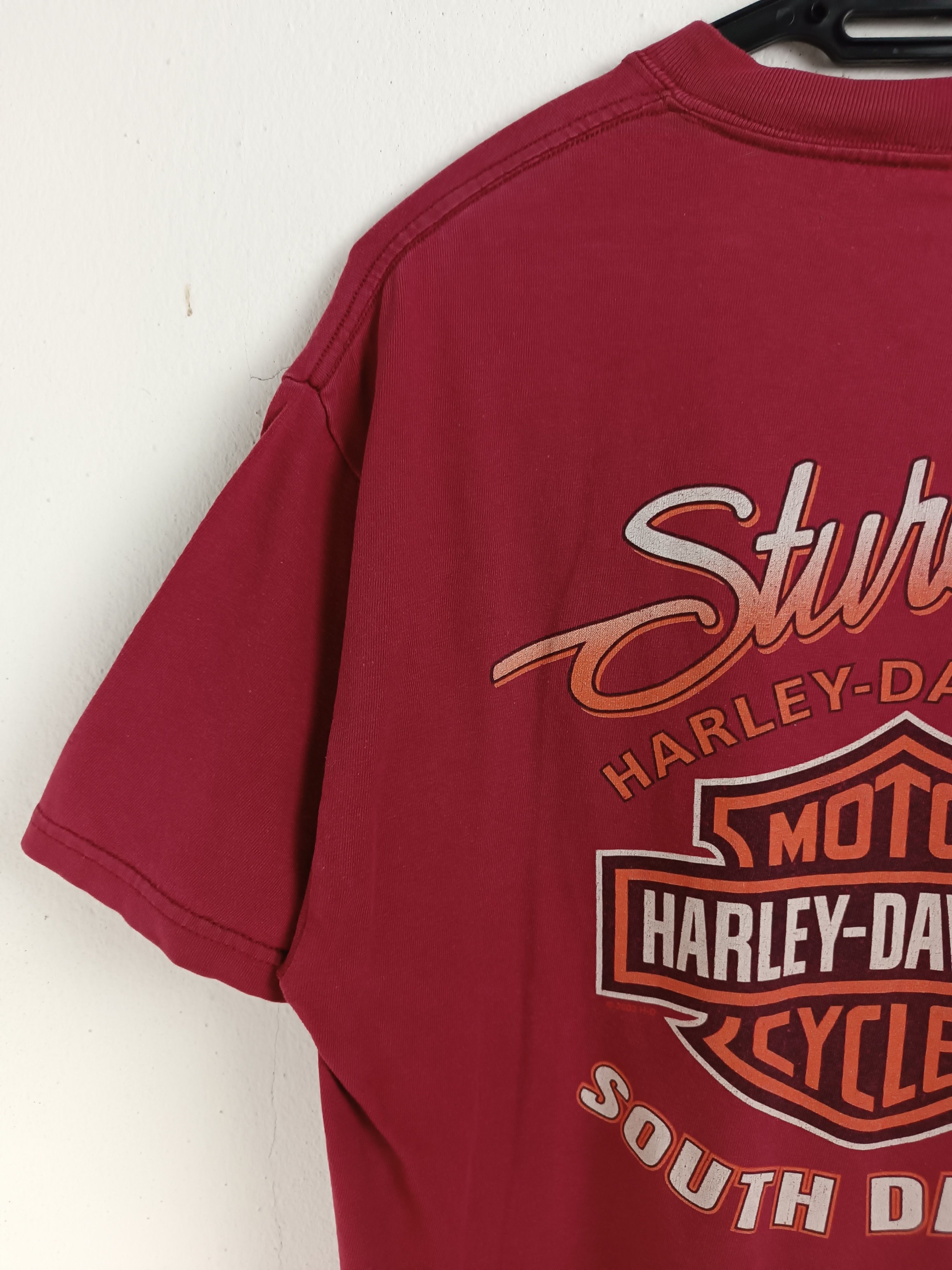 Harley Davidson THRASH FADED VINTAGE 2004 HARLEY DAVIDSON STURGIS CHOPPER Size US M / EU 48-50 / 2 - 5 Thumbnail