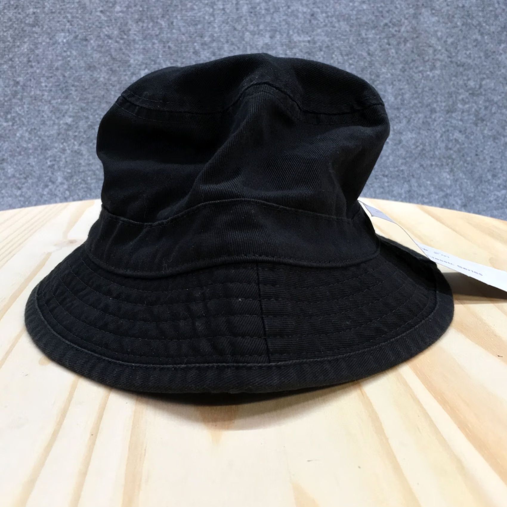 Vintage Cap America Classic Series Bucket Hat Mens Black One Size Cotton Casual NWT Size ONE SIZE - 4 Thumbnail