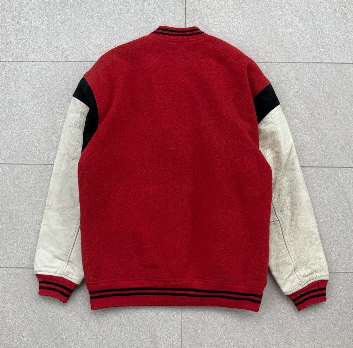 MasterPiece VTG MASTERPIECE Varsity Wool Leather Sleeve Letterman Jacket Size US L / EU 52-54 / 3 - 2 Thumbnail