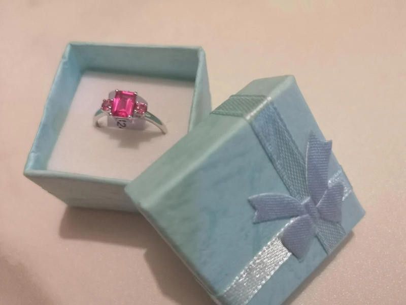 Designer 9ct white gold ladies ring M Size ONE SIZE - 7 Thumbnail