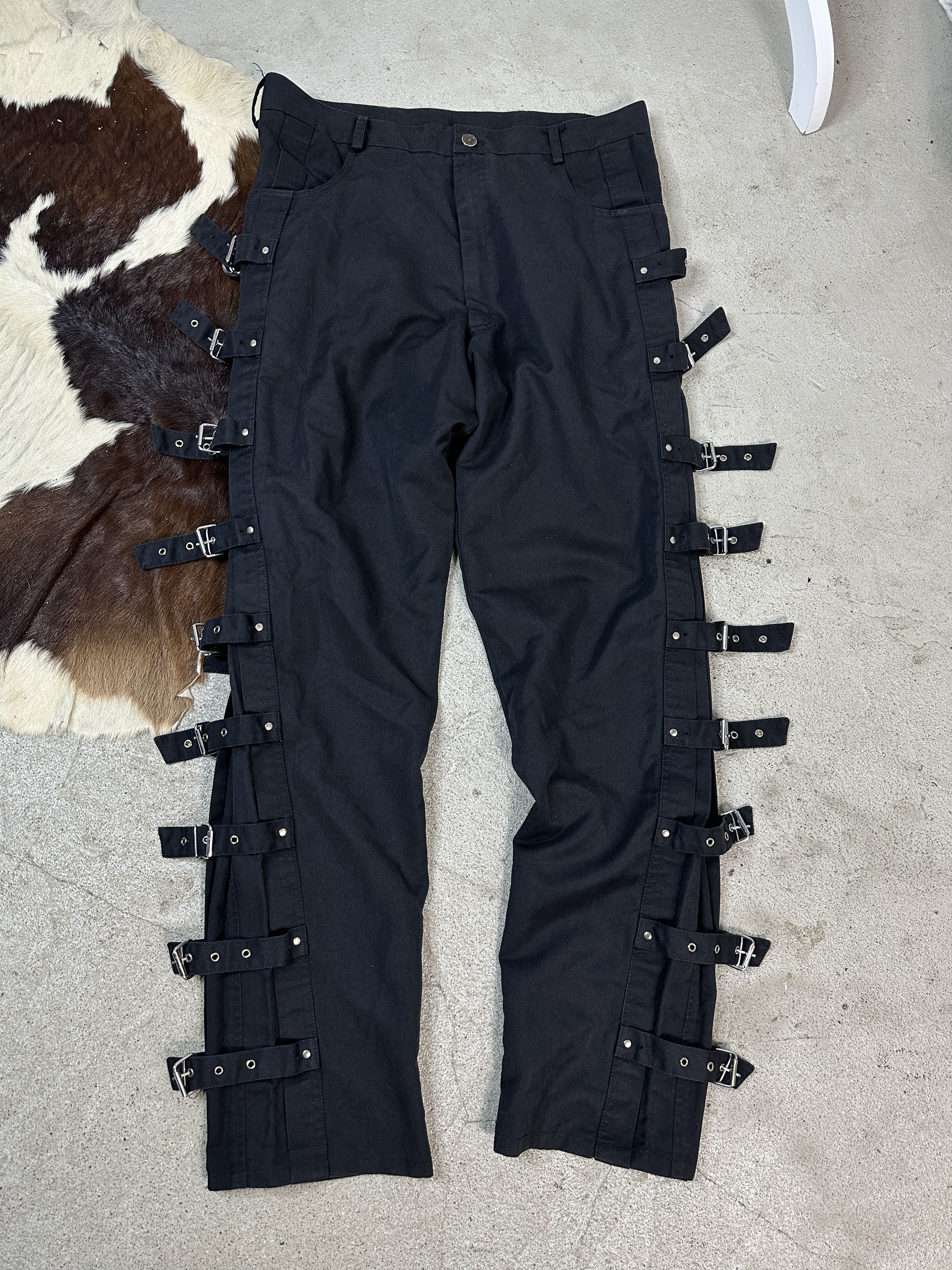 Vintage Goth Vintage Straps Trousers Size US 34 / EU 50 - 7 Thumbnail