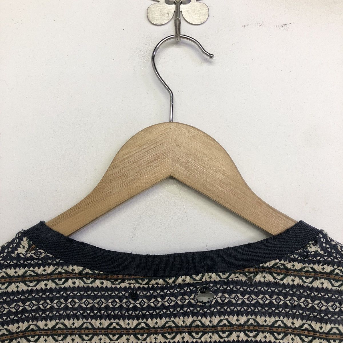 Polo Ralph Lauren Polo Ralph Lauren Jacquard Stripe Motive Tshirt Size US M / EU 48-50 / 2 - 12 Thumbnail