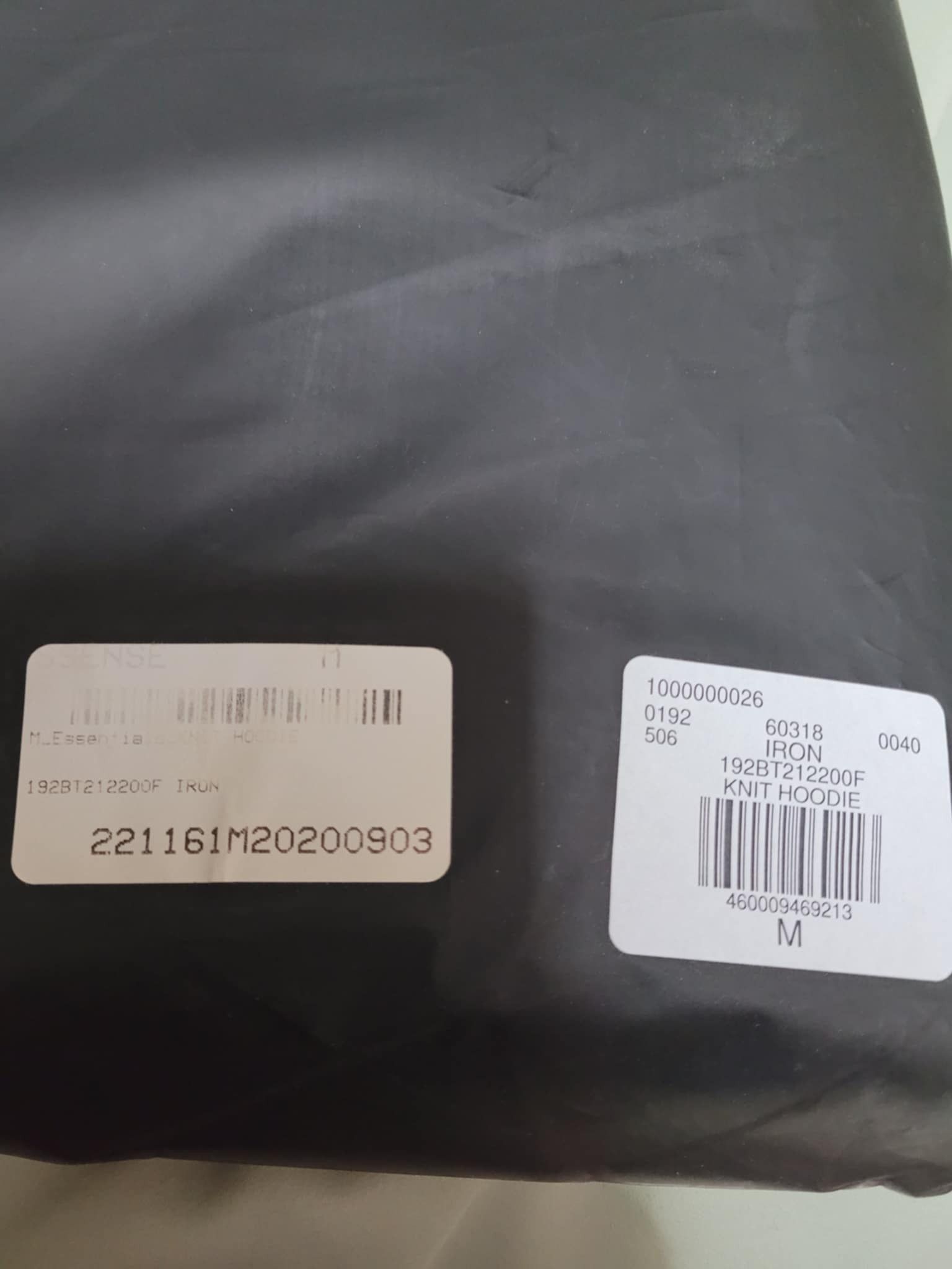 Fear of God sz M Fear of God Essentials 1977 Knit Hoodie Iron Size US M / EU 48-50 / 2 - 16 Thumbnail