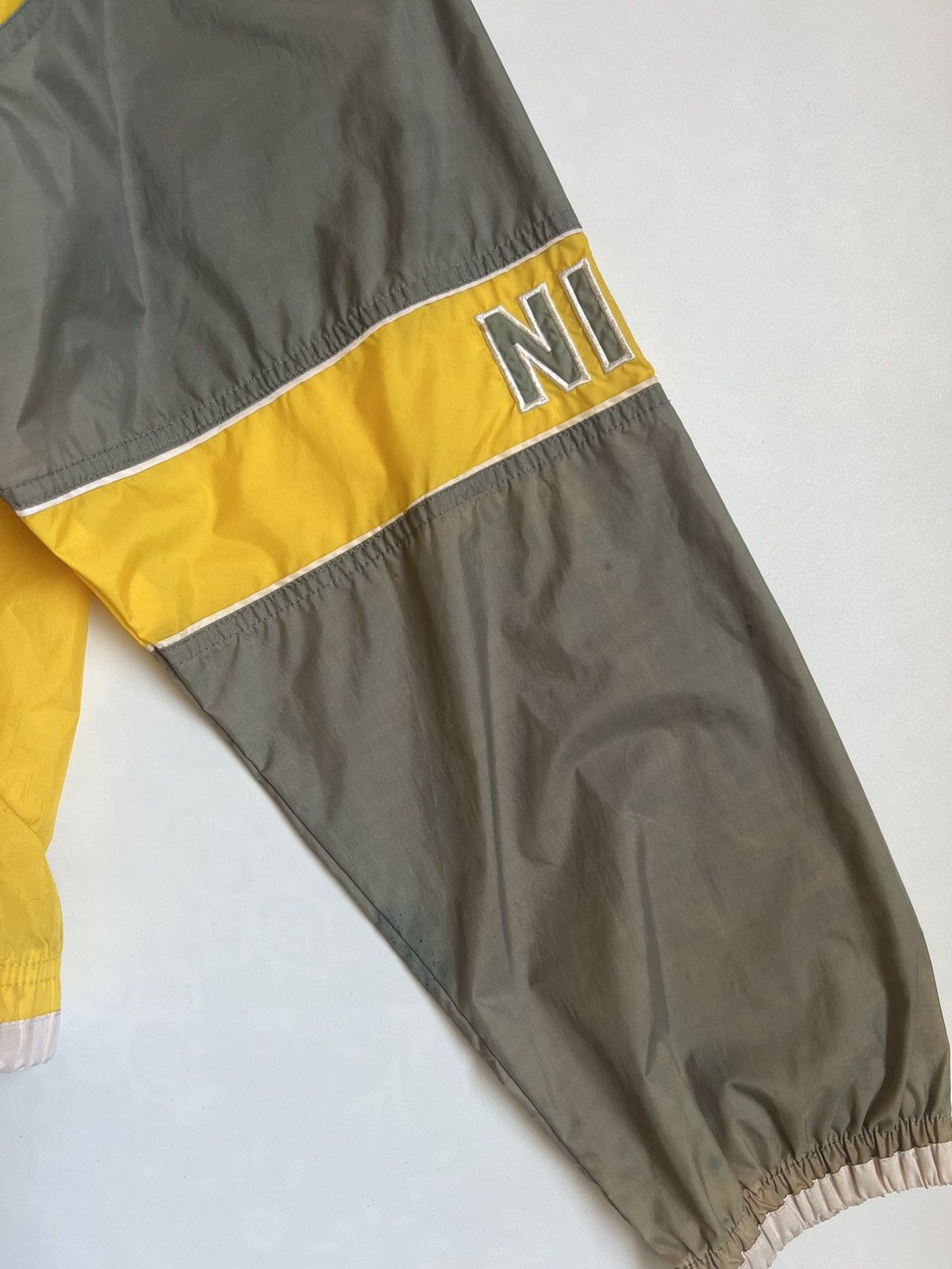 Nike Vintage 90s Nike Center Swoosh 1/4 Zip Windbreaker Size US M / EU 48-50 / 2 - 5 Thumbnail