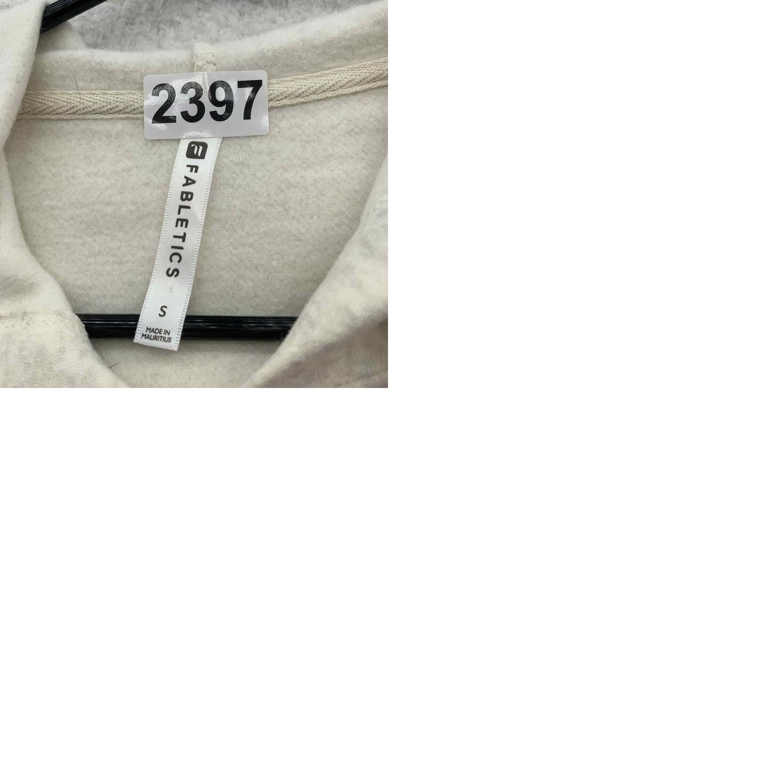 Fabletics Fabletics Hoodie Womens Small S Cream White Sweatshirt Pullover Athleisure Yoga Loose Fit Size S / US 4 / IT 40 - 9 Thumbnail