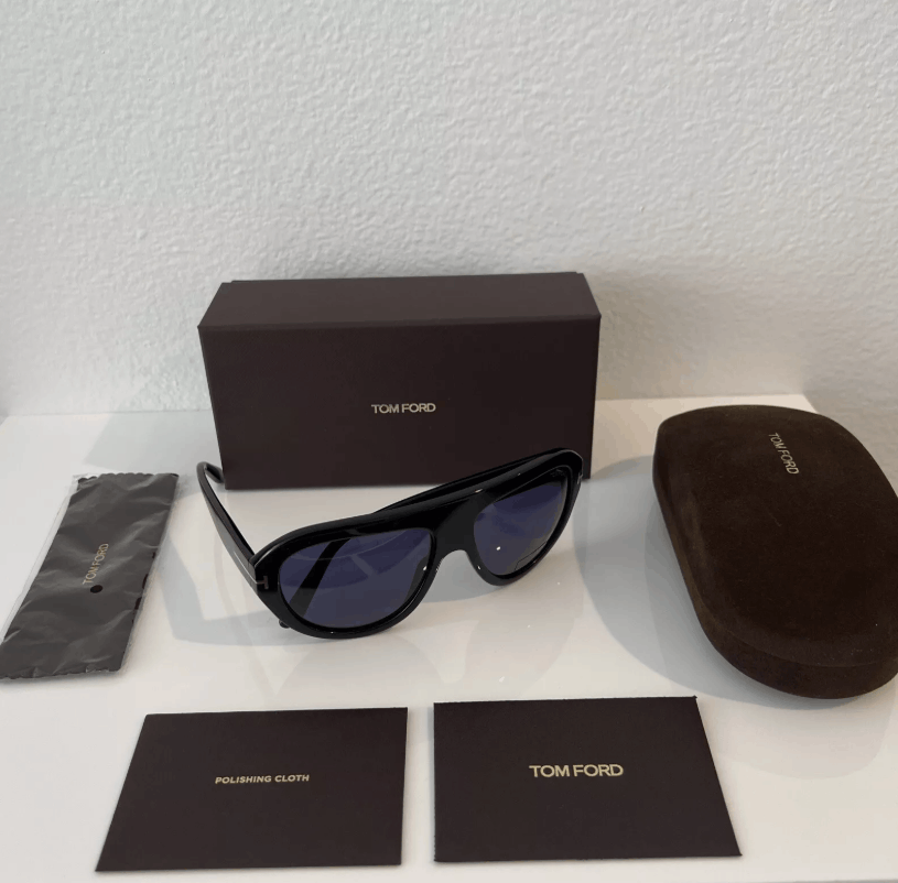 Tom Ford Tom Ford Felix-02 Sunglasses Black TF589 01V FELIX 59 - 16 Size ONE SIZE - 2 Thumbnail