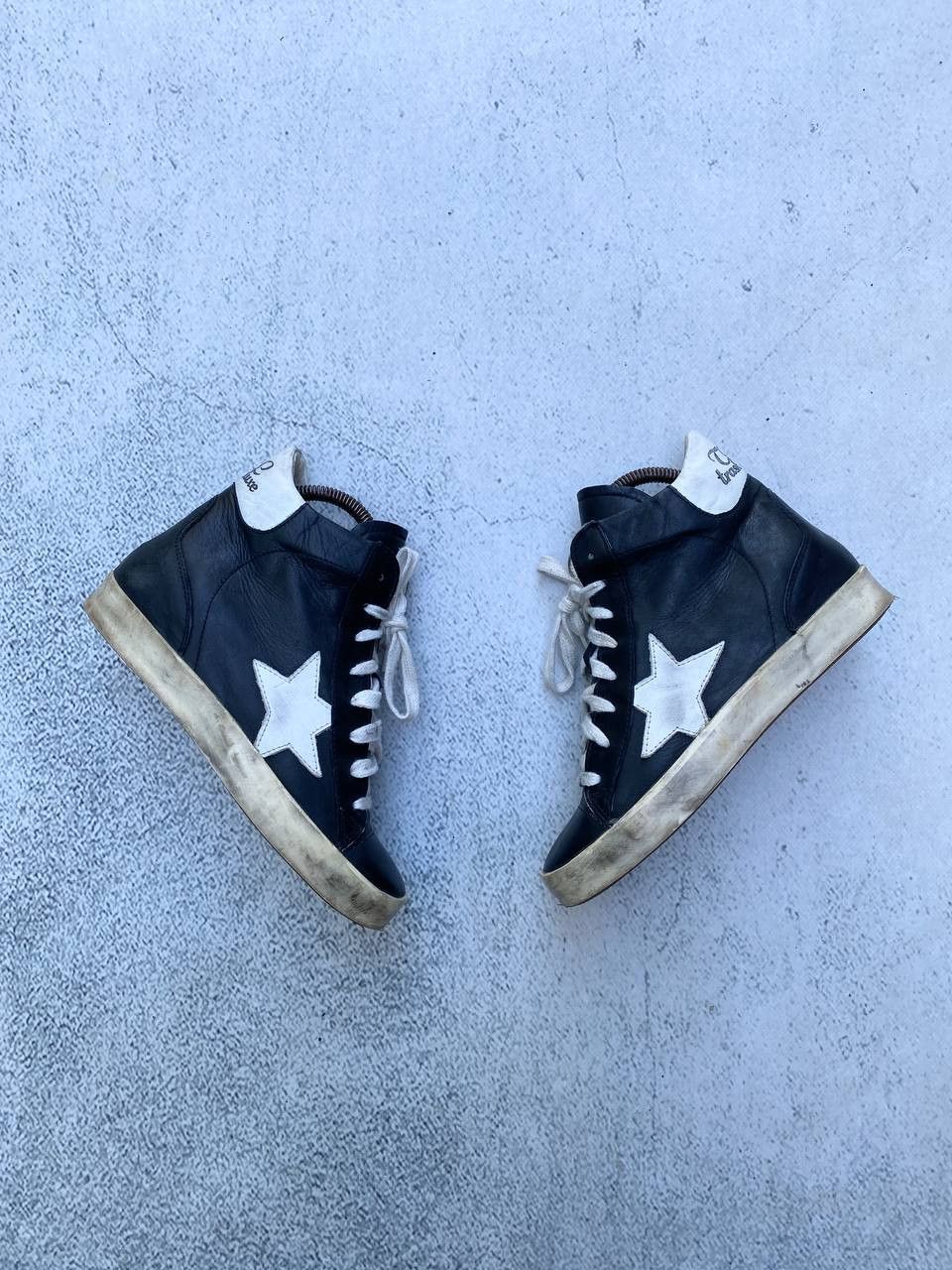 If Six Was Nine Vintage Isabel Marant Golden Goose style Faded Sneakers Size US 7 / IT 37 - 4 Thumbnail
