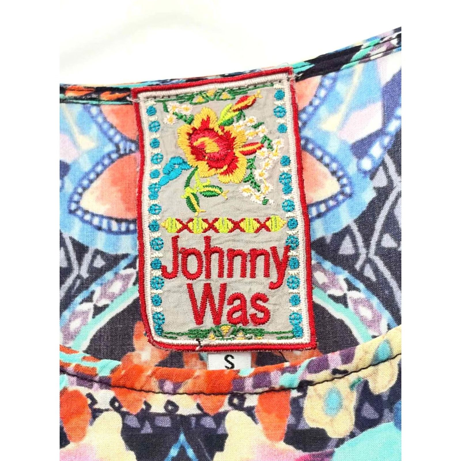 Johnny Was Pre-Owned Johnny Was Purple Size Small Tunic Blouse Size S / US 4 / IT 40 - 3 Thumbnail