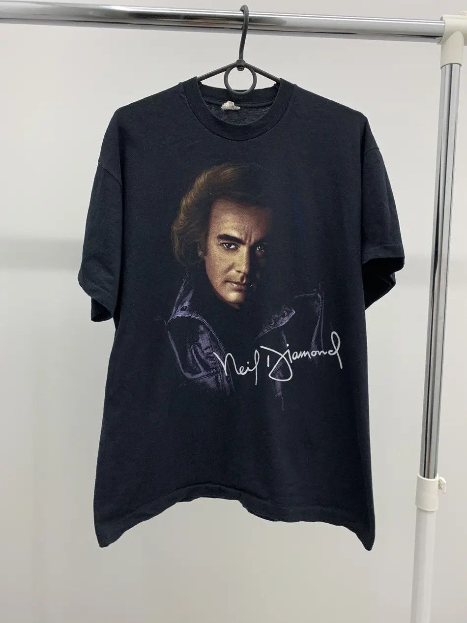 Band Tees Vintage Band 1996 Neil Diamond Vintage Tour Tee TShirt Size US L / EU 52-54 / 3 - 1 Thumbnail