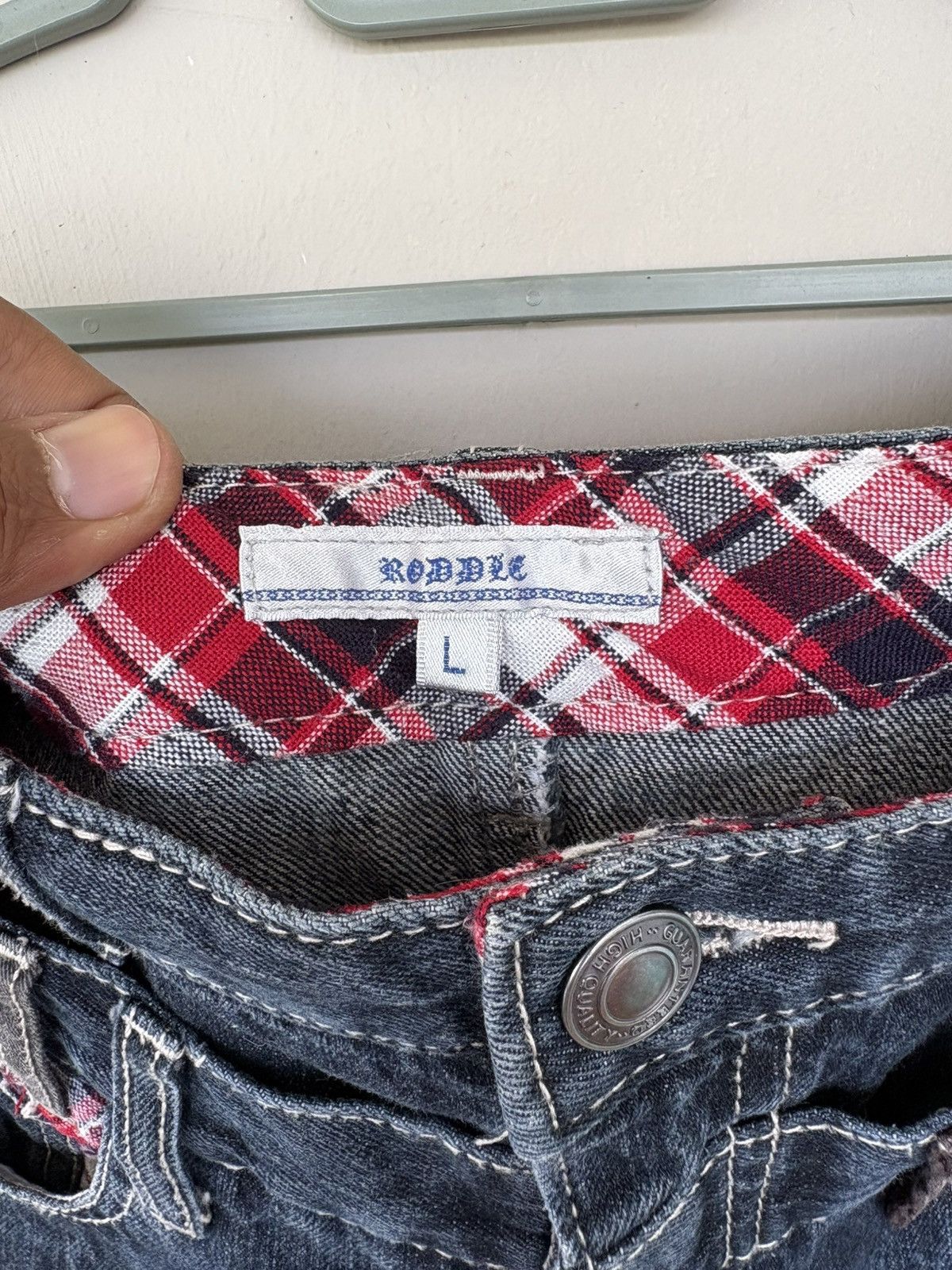 Japanese Brand Japanese High Quality Guarented Double Waist Streetwear Size US 33 - 14 Thumbnail