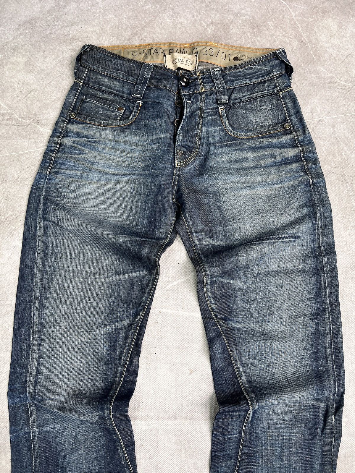G-Star G star Raw regular boot cut rap jeans pants y2k Size US 31 - 2 Thumbnail