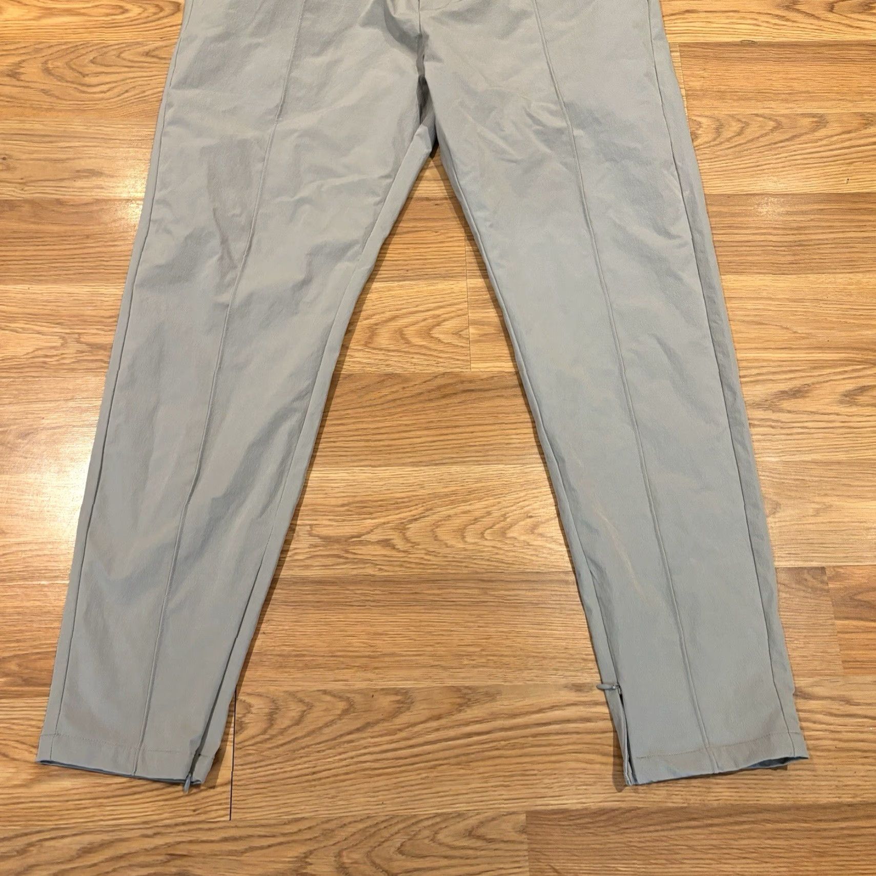 Vintage Arne Luxe Stone Gray Women’s Size Large Straight Leg Trousers New With Tags Size 36" / US 14 / IT 50 - 4 Thumbnail