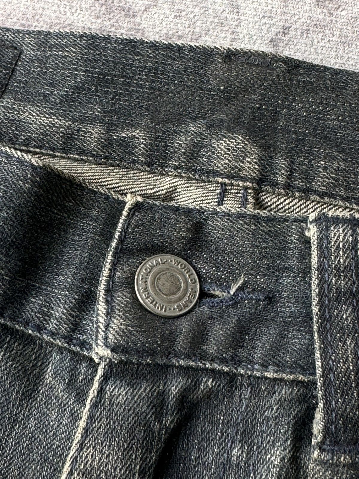 Japanese Brand Vintage A.S.M Super Flared Distressed Denim Size US 29 - 8 Thumbnail